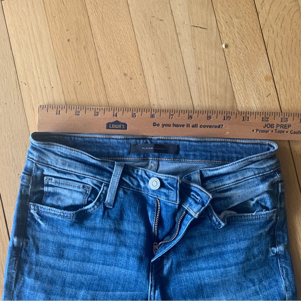 Flying Monkey Flared Blue Jeans - Picture 4 of 7